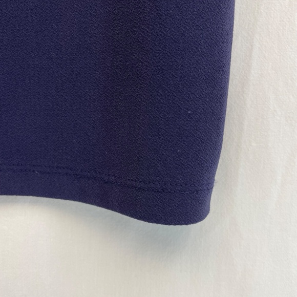 Banana Republic Short Sleeve Dress Shirt Navy Women’s Size Small - Picture 6 of 8